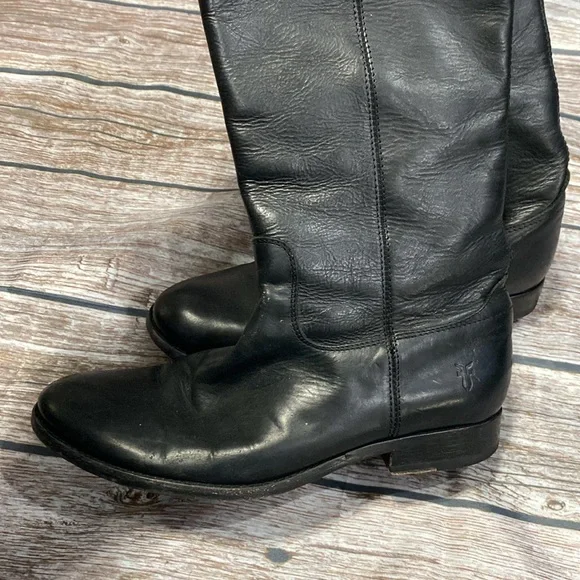 Frye WOMEN MELISSA BUTTON 2 black sz 8 - Picture 11 of 12